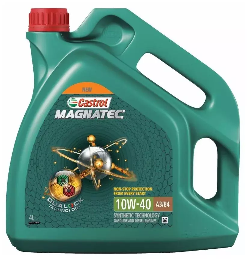 Масло моторное Castrol Magnatec 10W-40 полусинтетическое 4л