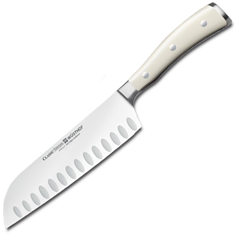 Набор из 6 кухонных ножей и подставки WUSTHOF Ikon Cream White арт. 9877 WUS