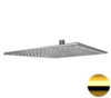 Remer 359SSXLDO Верхний душ с шарнирным соединением 35 см, цвет: золото