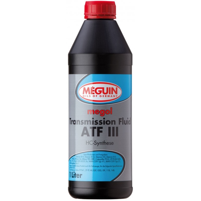 Масло трансмиссионное Meguin Transmission Fluid ATF III hc-синтетическое 1л