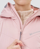Премиальная куртка для лыж и зимнего бега Nordski Hybrid Warm 2.0 Soft Pink W женская