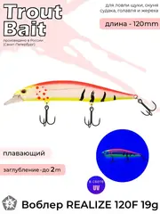 Воблер 21 гр Trout Bait D-Realize 120 F col.018