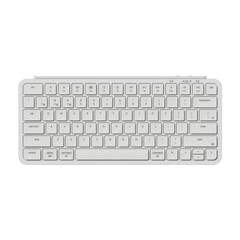 Беспроводная ультратонкая клавиатура Keychron B1 Pro, 77 клавиш, ножничные переключатели, цвет Ivory White (B1P-K8)
