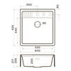 Omoikiri 4997463 Мойка Kinokawa 60-WH Artceramic/белый