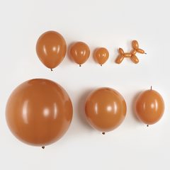 Шар S ШДМ 260/ 5*150 см, Пастель, Оранжевый закат (062), 10 шт.