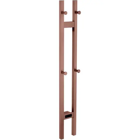 Boheme 728-CB Полотенцесушитель электрический 2-трубы квадратный COPPER BRUSHED