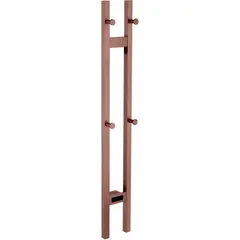 Boheme 728-CB Полотенцесушитель электрический 2-трубы квадратный COPPER BRUSHED фото