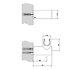 Gessi 316 54160#239 Держатель для душевой лейки поворотный, цвет: steel brushed