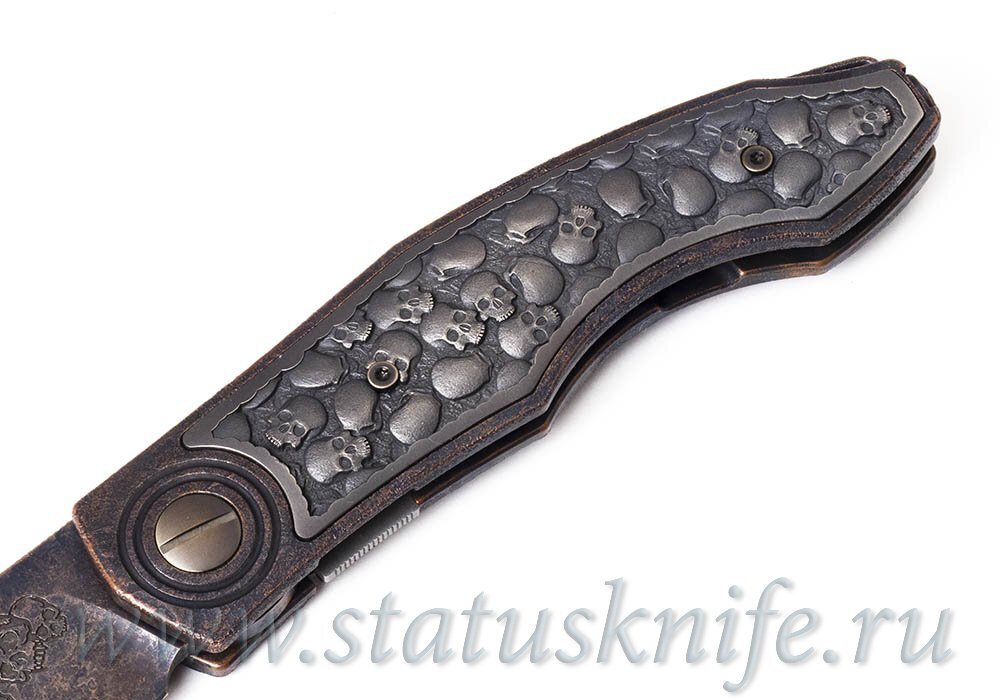 Нож Makosha One-Off Skull (Макоша, Veksha 2.0, M390, титан)