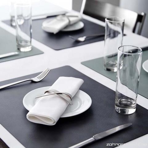 Комплект из 6 подстановочных салфеток 35x45 см LindDNA Bull white 98403