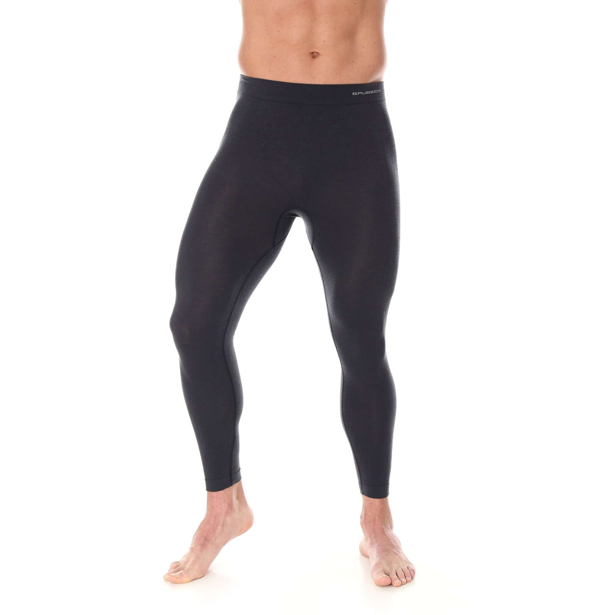 Термобелье мужское Brubeck Comfort Wool кальсоны графит