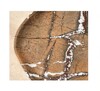 Чаша Shaped stone plate-coffee color