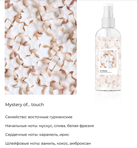 Парфюмерный спрей-мист для женщин 