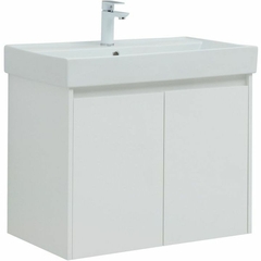 Aquanet Nova Lite 302526 Тумба с раковиной, цвет: белый глянец фото