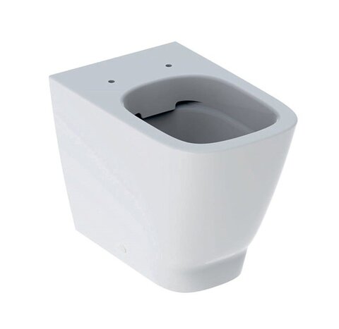 Geberit Smyle Square 500.840.00.1 Унитаз напольный, приставной, закрытая форма, Rimfree: T=54см, белый