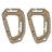 Tactical Karabiner Molle coyote 2er Pack