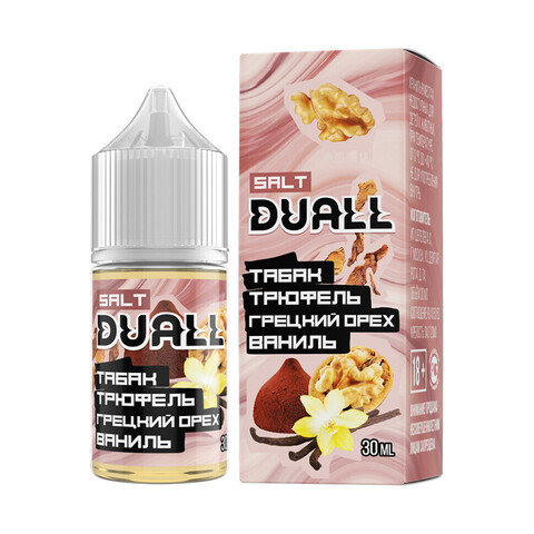 Жидкость DUALL Salt 2% HARD 30 ml - Табак Трюфель Грецкий орех Ваниль