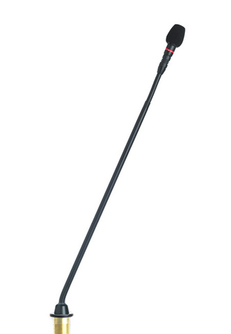 SHURE MX415R/N конференц. микрофон на 'гусиной шее' 15' с предусилителем и индикатором без капсуля, цвет черный.