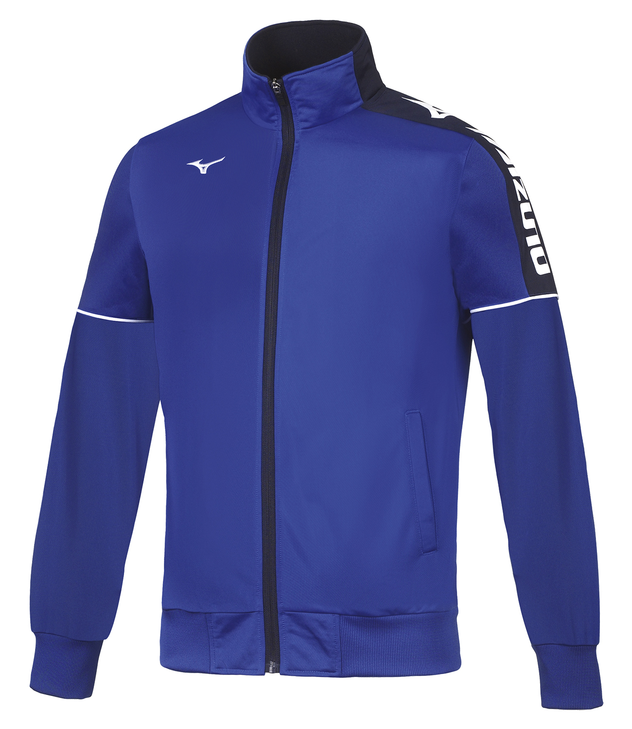 Mizuno Track Jacket ветрозащитная куртка для бега мужская синяя