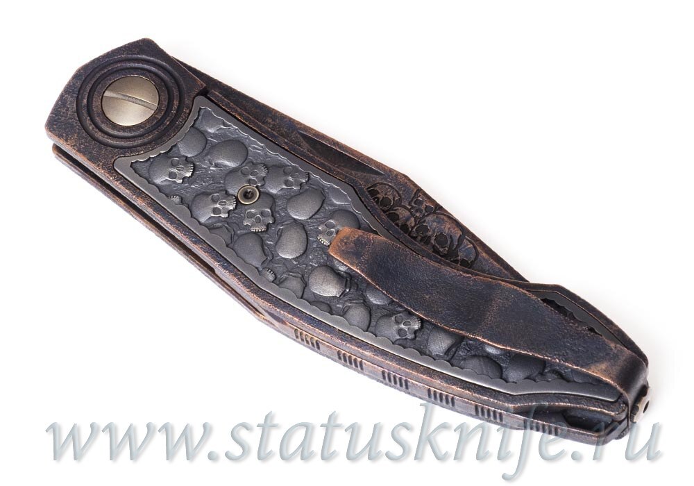 Нож Makosha One-Off Skull (Макоша, Veksha 2.0, M390, титан)