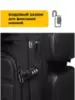 Картинка рюкзак для путешествий Ozuko 9326 Black - 9
