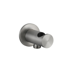 Gessi 316 54161#239 Держатель для душевой лейки с выводом воды на 1/2", цвет: steel brushed фото