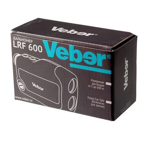 Лазерный дальномер Veber 6x25 LRF600 green