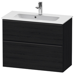 Duravit D-Neo DE436901616 Тумбочка подвесная, Compact 625x810x372, 1 ящик, цвет: Black Oak фото
