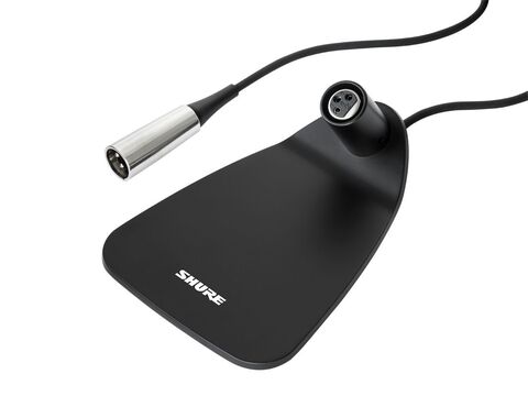 SHURE CVD-B XLR настольная база для микрофонов CVG, цвет черный, кабель 4 метра