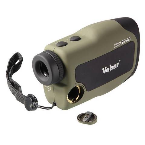 Лазерный дальномер Veber 6x25 LRF600 green
