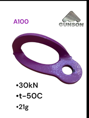 A100 Ухо анкера D-8mm / 30kN / 30ХГСА / t-50C/ 3мм / сиреневый / W- 21g