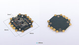 Плата распределения питания Foxeer PDB400 400A 8S, до 2-х батарей (4-8S + 4-8S), х4 ESC (MR1805)