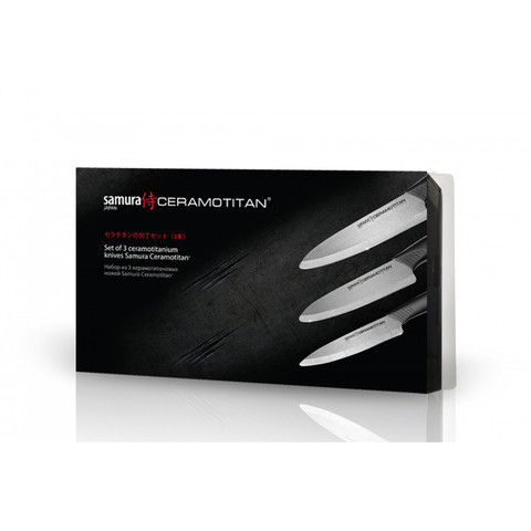 Набор из 3-х ножей Samura Ceramotitan SCT-003M