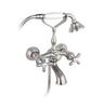 Timo Ritz 0144Y SILVER CROSS Смеситель для ванны с душем, цвет: серебро