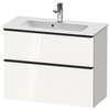 Duravit D-Neo DE436902222 Тумбочка подвесная, Compact 625x810x372, 1 ящик, цвет: белый высокоглянцевый
