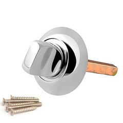 ПОВОРОТНИК д/метал. дверей TT-0803-8-CR (Spindle 75) хром ДЛИН.КВ (8мм)