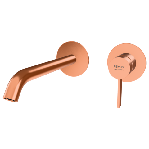 Remer Metrica MC15PLWBRP Смеситель для раковины, цвет: медь