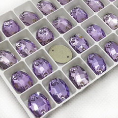 Купите пришивные стразы оптом Oval Light Violet сиреневые