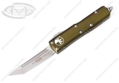 Нож Microtech UTX-85 233-10APOD Tanto Green Stonewash 