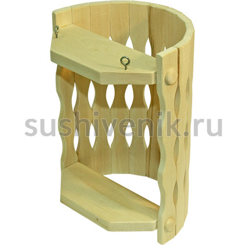 Абажур угловой из липы - 7