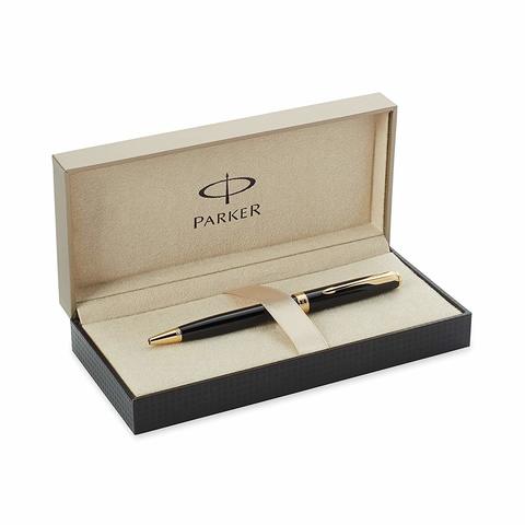 Ручка шариковая Parker Sonnet Slim K430 Essential, Laсquer Black GT (S0808740)