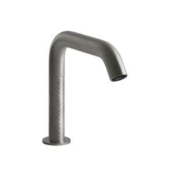 Gessi 316 Intreccio 54181#239 Смеситель для раковины, электронный, с кран-фильтром для регулировки температ и напора воды, выс излива 150 мм, цвет Steel Brushed фото