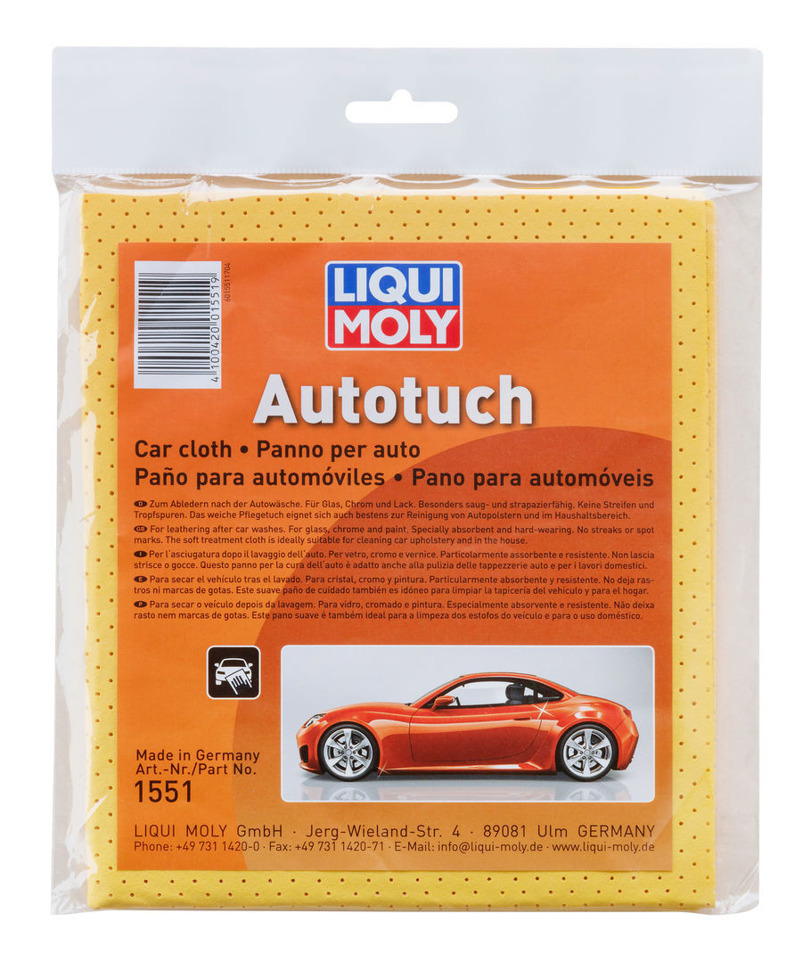 Liqui Moly Auto Tuch  Замшевый платок для впитывания влаги после мытья автомобиля и стекол