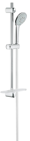 Душевой гарнитур, 3 вида струй, GROHE Euphoria 110 Champagne, хром, (27232001)