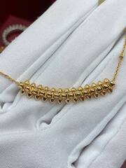Колье CLASH - шипы с подвеской white/rose/yelow VGOLD