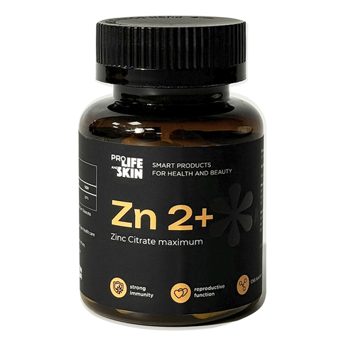 Цитрат Цинка Zn 2+ 60 капсул