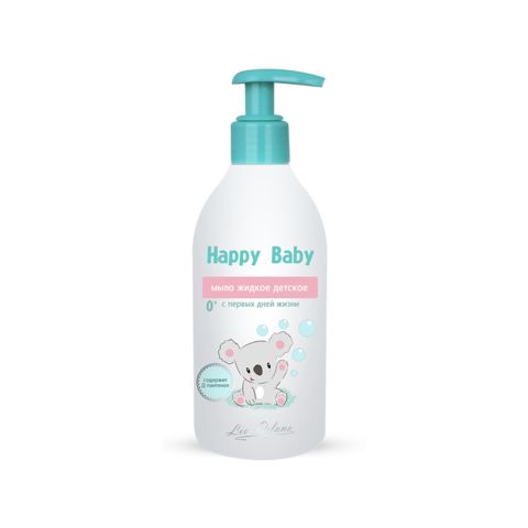 Liv-delano Happy Baby Мыло жидкое детское с первых дней жизни 300г