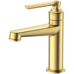 BelBagno BOHEME-LVM-BORO-W0 Смеситель для раковины без донного клапана, брашированное золото фото