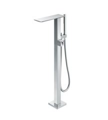 TOTO NEOREST TBP02303R Смеситель для  ванны отдельностоящий, с ручным душем, латунь, цвет хром (нужно основание TBN01105R) фото