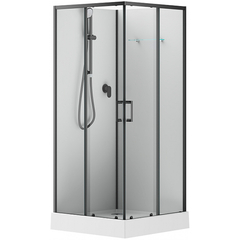 Aquanet Passion EVO 282009 Душевая кабина 90x90, цвет: чёрный фото